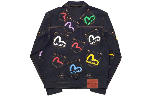 PALACE x EVISU Multi Pocket Jacket Logo