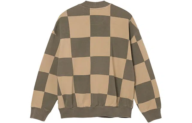 Stussy FW21 Blur Checker Fleece Mock Neck