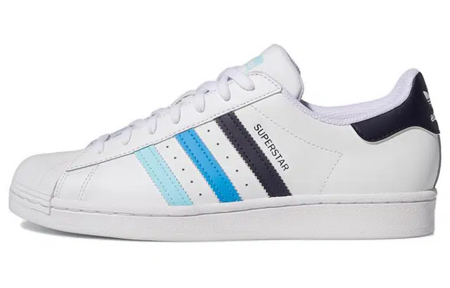 adidas Superstar White Blue