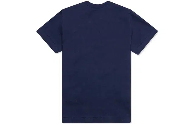 CDG Play Double Heart T-Shirt Navy T