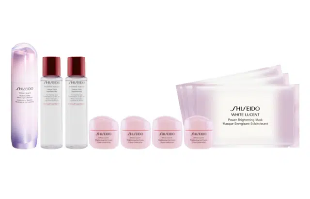 资生堂 美透白樱花亮肌净斑精华组合