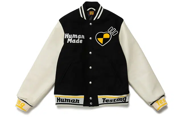 HUMAN MADE ASAP Rocky Human Testing Varsity Jacket