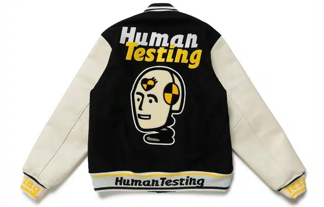 HUMAN MADE ASAP Rocky Human Testing Varsity Jacket