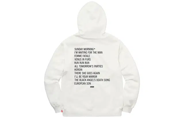 Supreme Week 4 x The Velvet Underground Hooded Sweatshirt