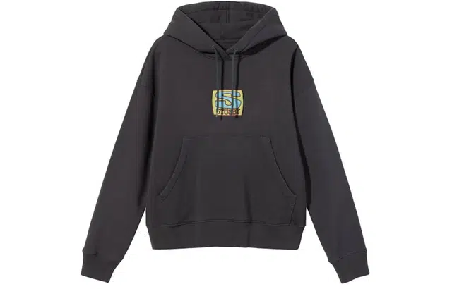 Stussy Agness Boxy Crop Hoodie Logo