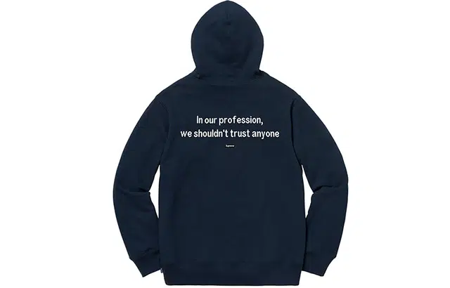 Supreme FW18 The Killer Hooded Sweatshirt Navy
