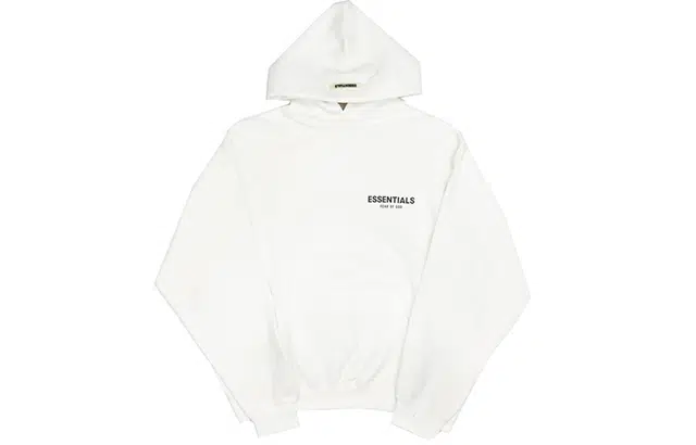 Fear of God Essentials FW19 Photo Series Pullover Hoodie White