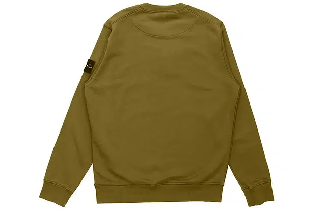 STONE ISLAND Garment Dyed Crew Sweat