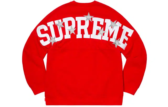 Supreme SS20 Week 4 Stars Crewneck Logo