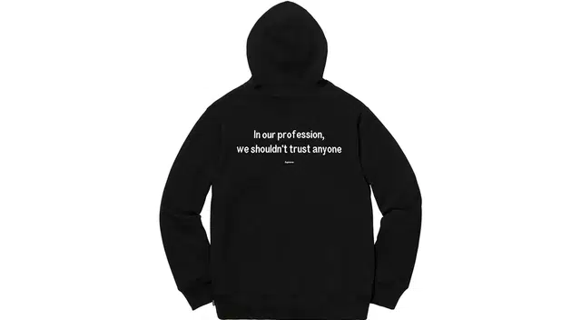 Supreme FW18 The Killer Hooded Sweatshirt Black