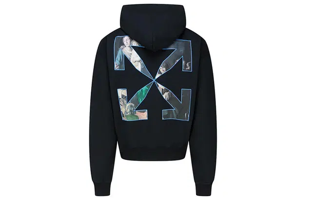 OFF-WHITE Classic Painting Hoodie Black
