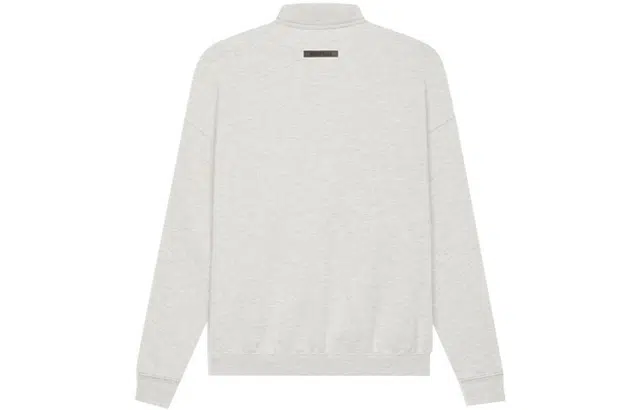 Fear of God Essentials SS21 Pullover Mockneck Light Heather Oatmeal