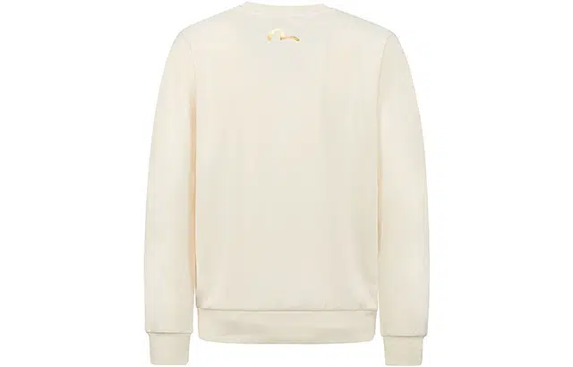 EVISU Eagle Embroidered Logo Crewneck Sweatshirt