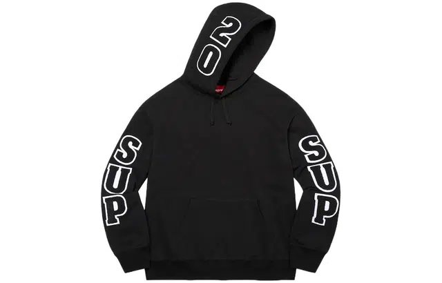 Supreme SS22 Week 1 Team Chenille Hooded Sweatshirt