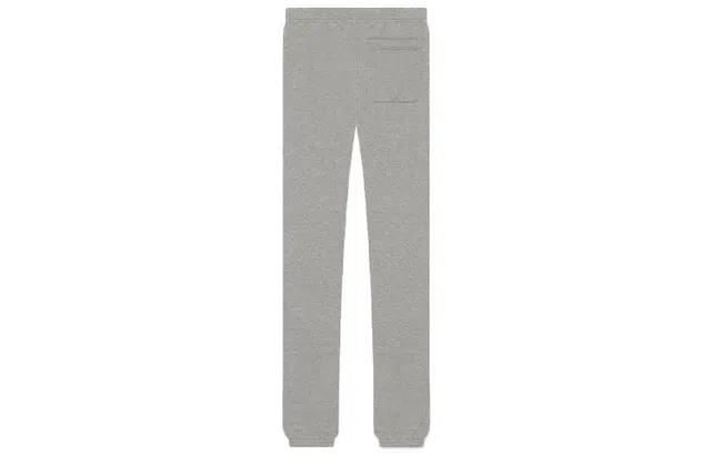 Fear of God Essentials SS21 Sweatpant Dark Heather Oatmeal Logo