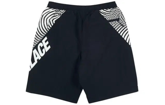 PALACE Swirl Shorts Black White