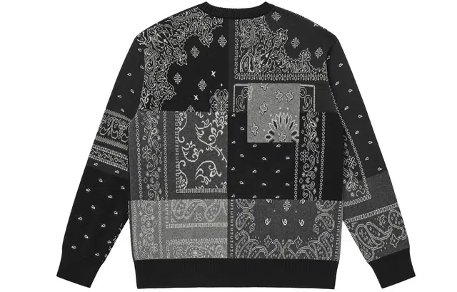 PEACEBIRD MEN Cashew Flower Crewneck Sweater