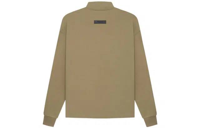 Fear of God Essentials SS22 Relaxed Mockneck Oak Logo