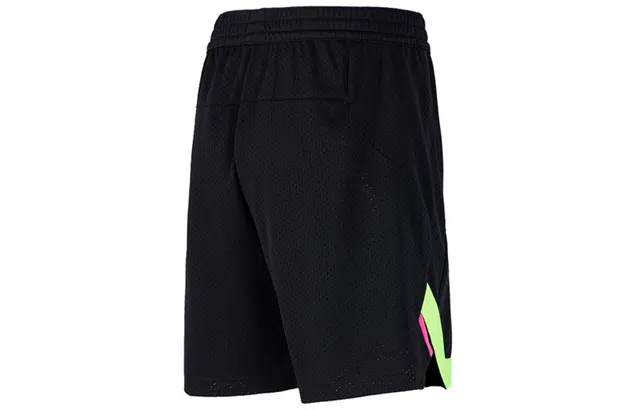 李宁 运动篮球系列 休闲运动透气篮球短裤 男款 黑色