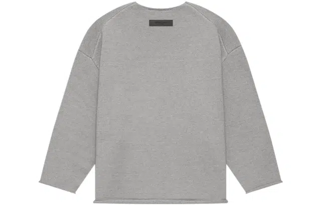 Fear of God Essentials SS22 Raw edge sweater Dark Oatmeal 1977