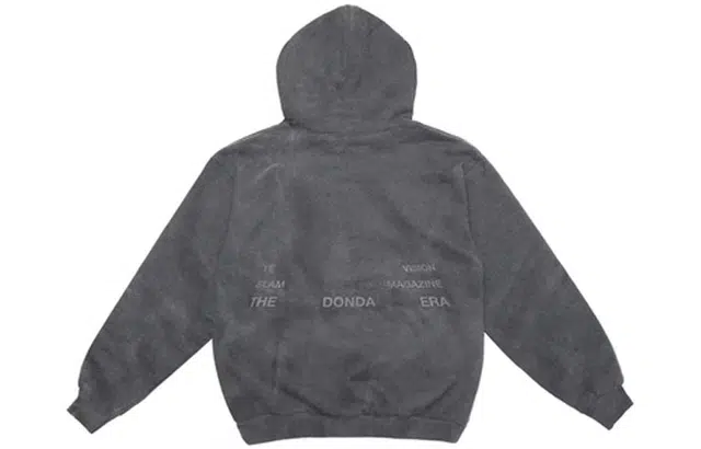 Kanye West DONDA Slam Hoodie Washed Black