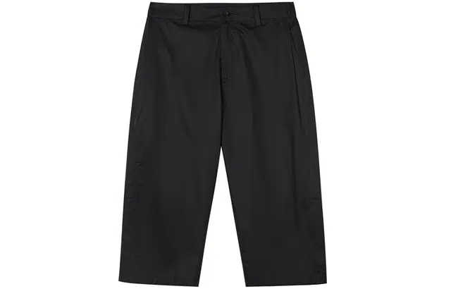 速写 自画像 纯色宽松锥形七分休闲裤 男款