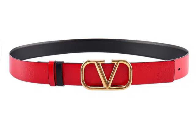 Valentino Reversible Belt Black 3cm