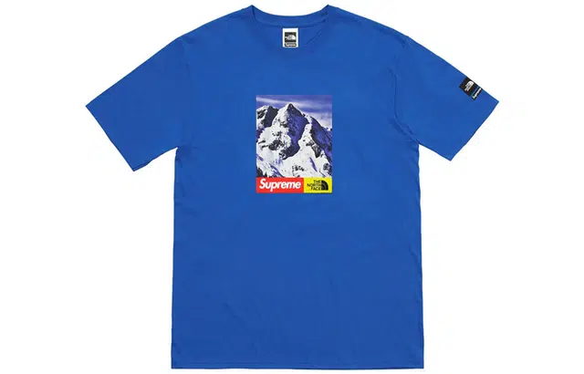 Supreme FW17 x The North Face Mountain Tee Royal T