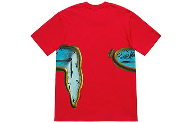 Supreme SS19 The Persistence of Memory Tee Red T