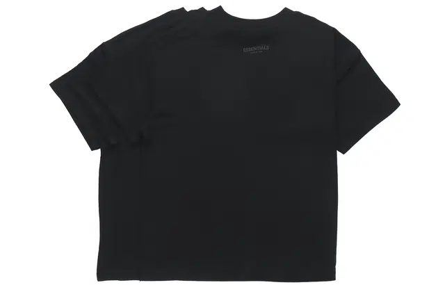 Fear of God Essentials FW20 3 Pack T-Shirts Black T 3