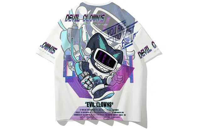 x devil clown T