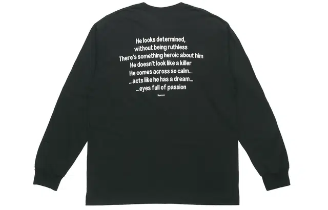 Supreme FW18 The Killer LS Tee Black T