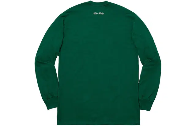 Supreme FW18 Mike Kelley AhhYouth LS Tee Dark Green T