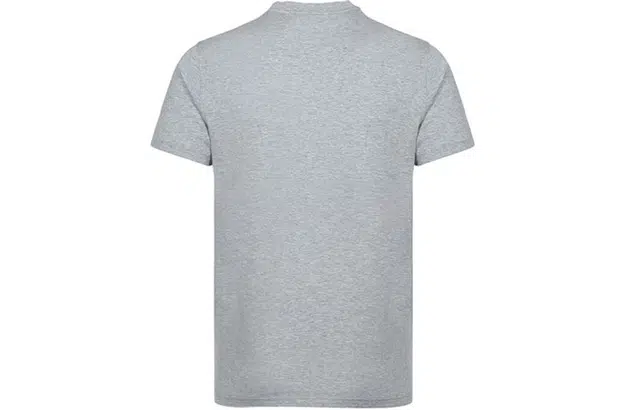 Burberry Logo Embroidered Crewneck T-Shirt Grey