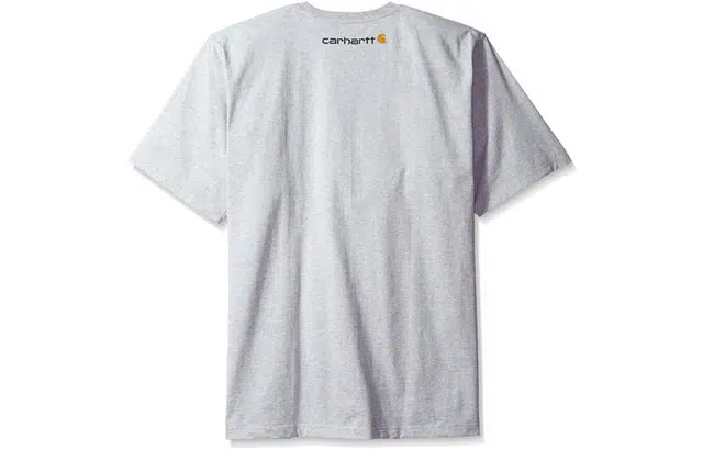 Carhartt Classic Script Logo T-Shirt Light Grey