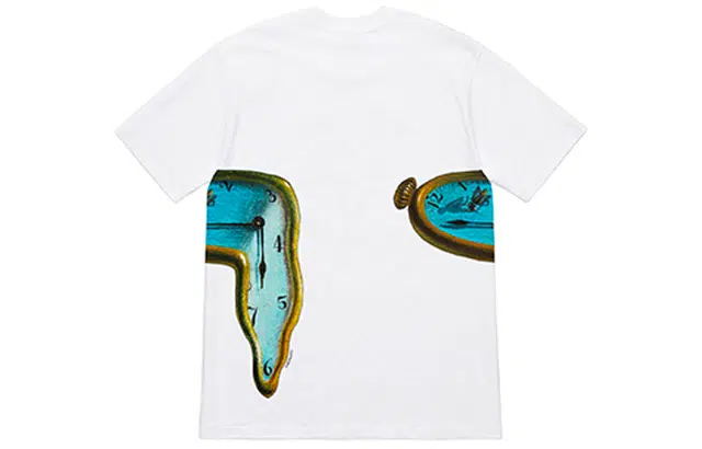 Supreme SS19 The Persistence of Memory Tee White T
