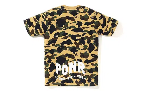 A BATHING APE Bape Camo Shark Tee