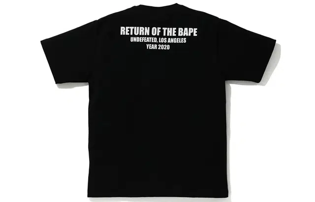 A BATHING APE x UNDEFEATED T