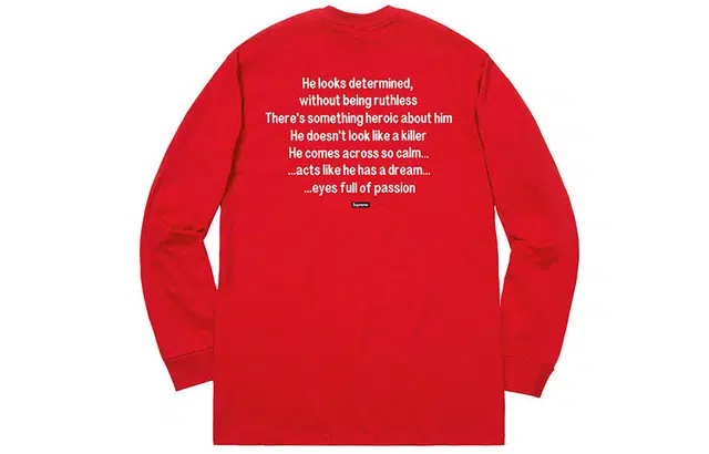 Supreme FW18 The Killer LS Tee Red T