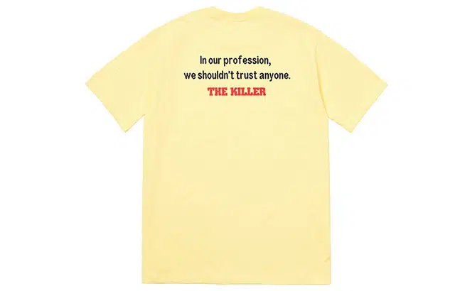 Supreme FW18 The Killer Trust Tee Pale Yellow T