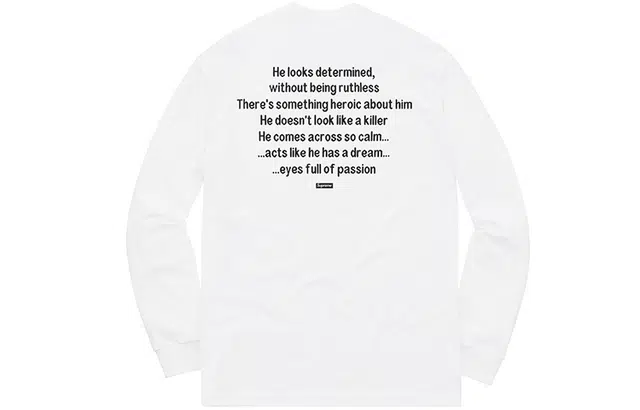 Supreme FW18 The Killer LS Tee White T