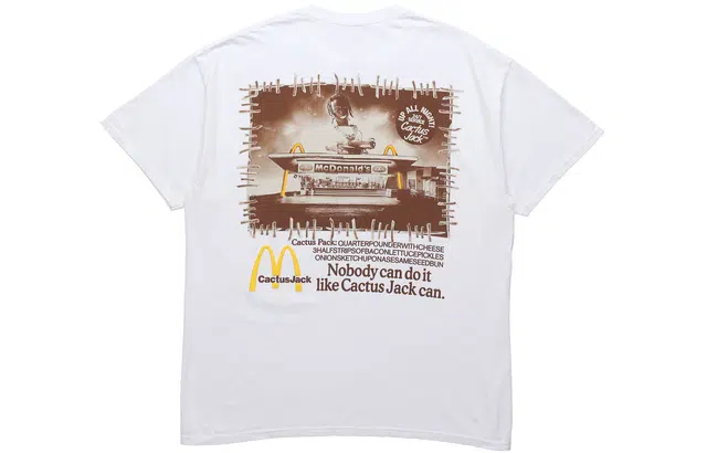 Travis Scott Cactus Jack x Mcdonald Vintage Action T