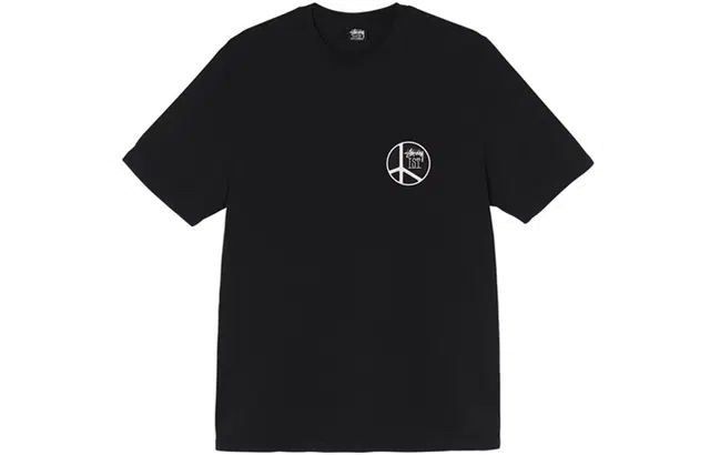 Stussy Peace Dot Pigment Dyed Tee LogoT