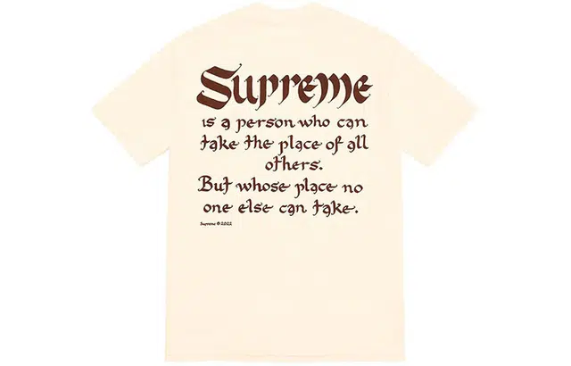 Supreme SS22 Week 8 Person Tee T