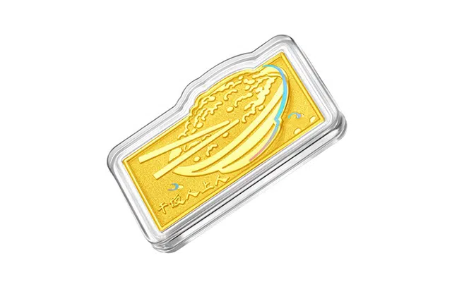 周大福藏金家系列时尚简约经典干饭人光沙黄金金条投资金条送礼礼物
