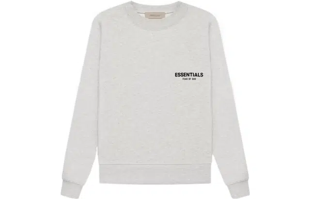 Fear of God Essentials SS22 Crewneck Light Oatmeal Logo