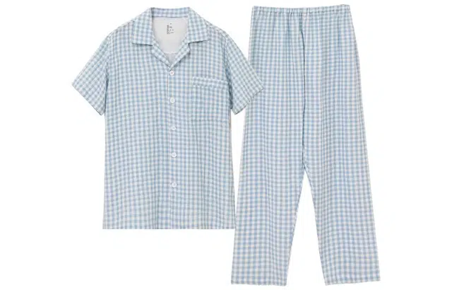 怡吾色 糖果系列 透气新疆棉 可爱休闲家居服套装  短袖睡衣 情侣款