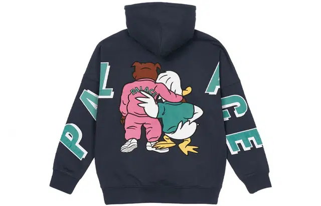 PALACE SS22 Dog And Duck Drop Shoulder Hood Logo