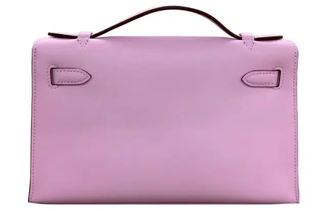 HERMES Mini Kelly Swift X9 Mauve Sylvestre