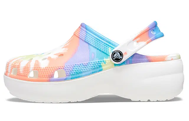 Crocs Classic Clog Blue Orange Tie-Dye